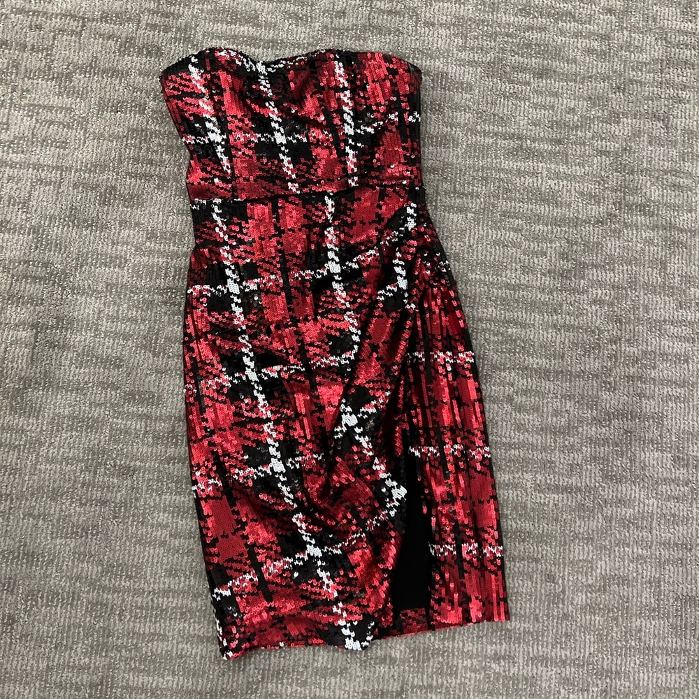 Sequin red dress